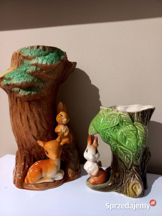 Piękne porcelanowe wazonyfigurki sygnowane Inowrocław sprzedam