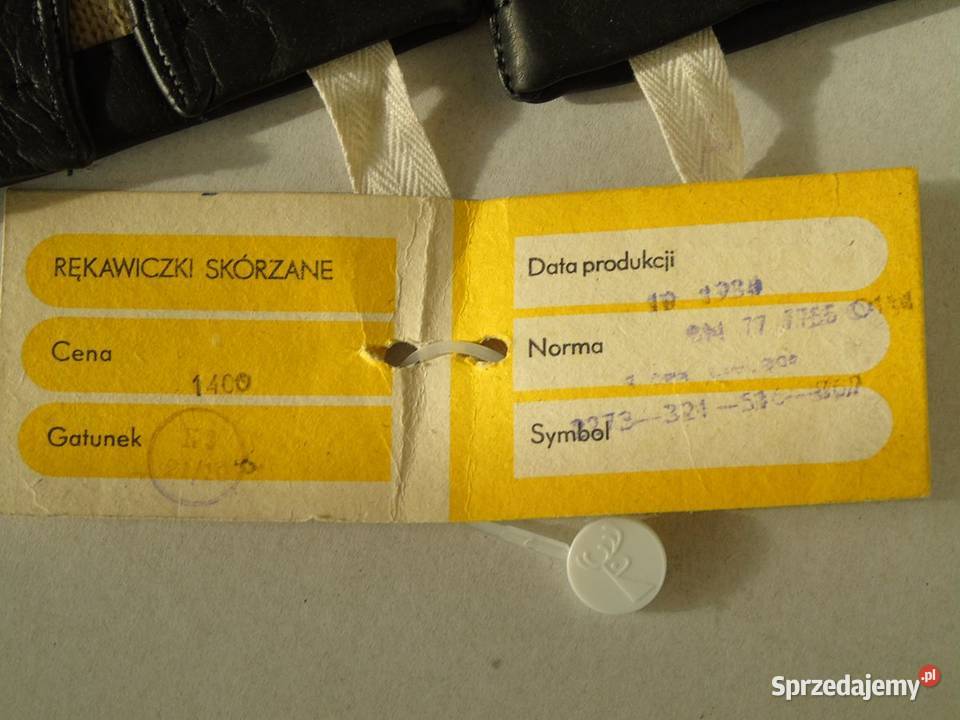 Rękawiczki skórzane męskie czarne Renifer Świnoujście