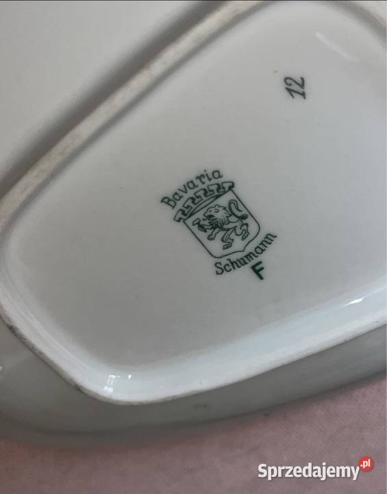 Patera Schumann Bavaria Biała porcelana Kwitnąca Gdańsk