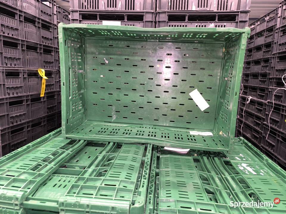 Sprzedam składane plastikowe skrzynki