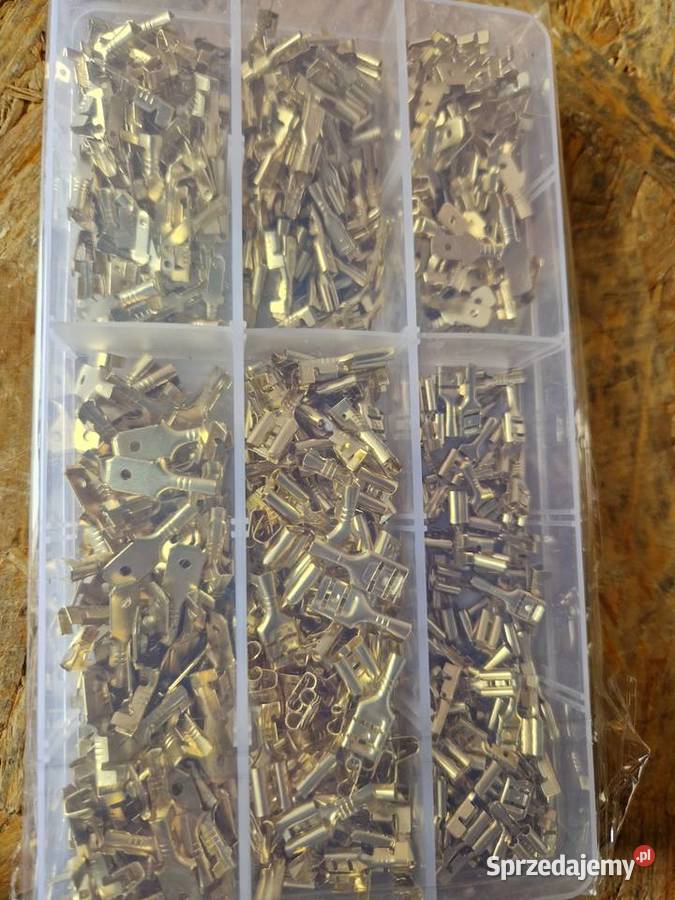 ZESTAW KONEKTORÓW ELEKTRYKA KONEKTORY WSUWKI Głogowa