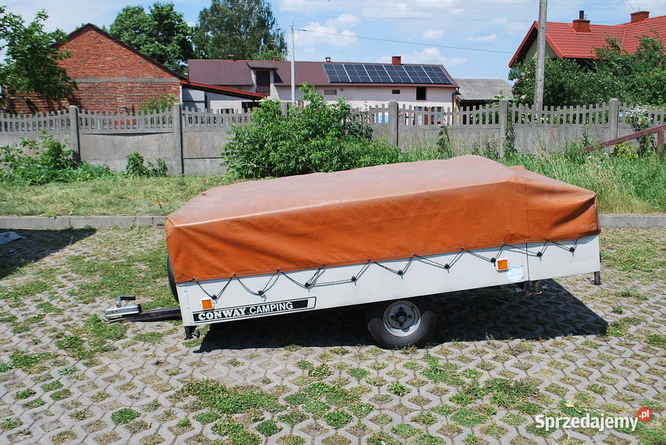 RETRO PRZYCZEPA KEMPINGOWA NAMIOTOWA CONWAY Grzebowilk