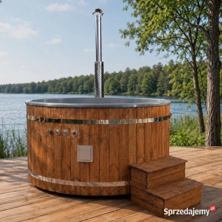 Balia ogrodowa z jacuzzi Hydromasaż Piec Białystok