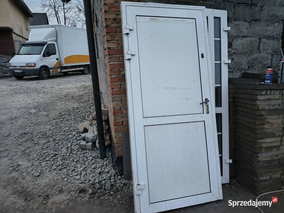 Drzwi aluminiowe zewnętrzne 213 x96 Sieklówka