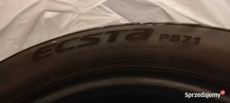 Sprzedam opony letnie Kumho 23550 R19 4 sztuki Lutomiersk
