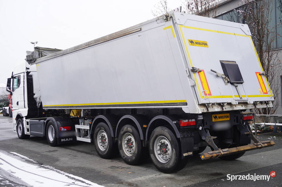 Ciągnik Siodłowy MAN TGX 18510 E6 42 Naczepa biały Motoryzacja Kraków