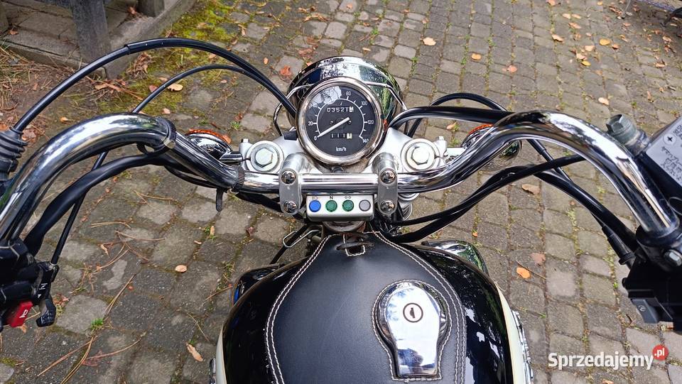 Piękna Virago 125 deluxe 3500 2001 film Yamaha