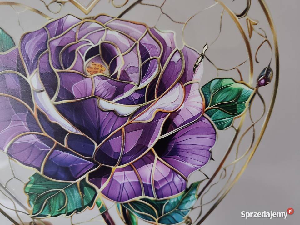 Nowy witraż witrażyk dekoracja okienna łapacz mazowieckie