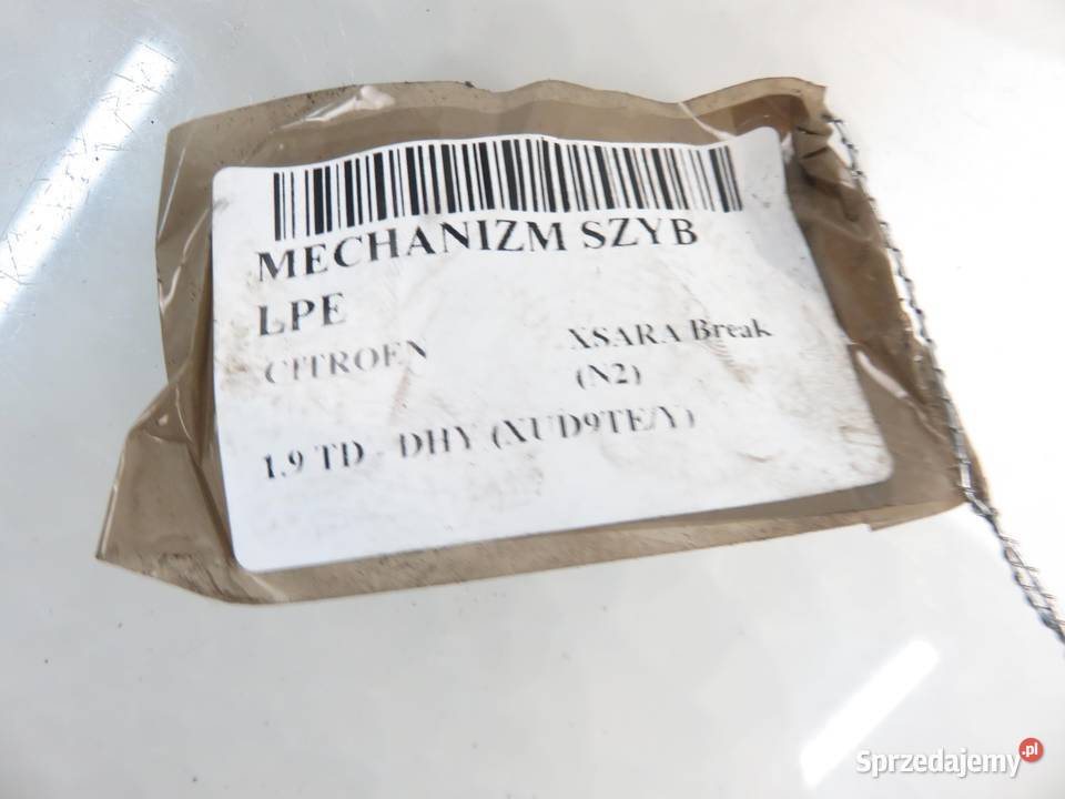 PODNOŚNIK SZYBY LEWY PRZEDNI CITROEN XSARA osobowe