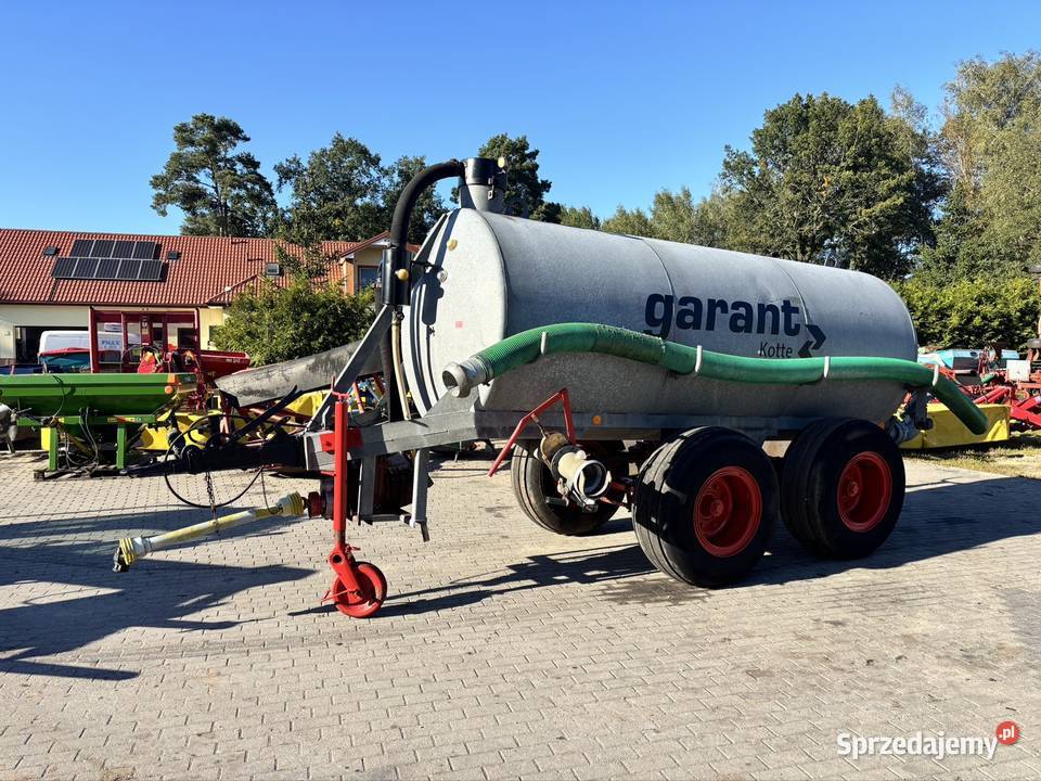 Beczkowóz Kotte Garant 7000 litrów beczka nieuszkodzony Beczkowozy Myszyniec