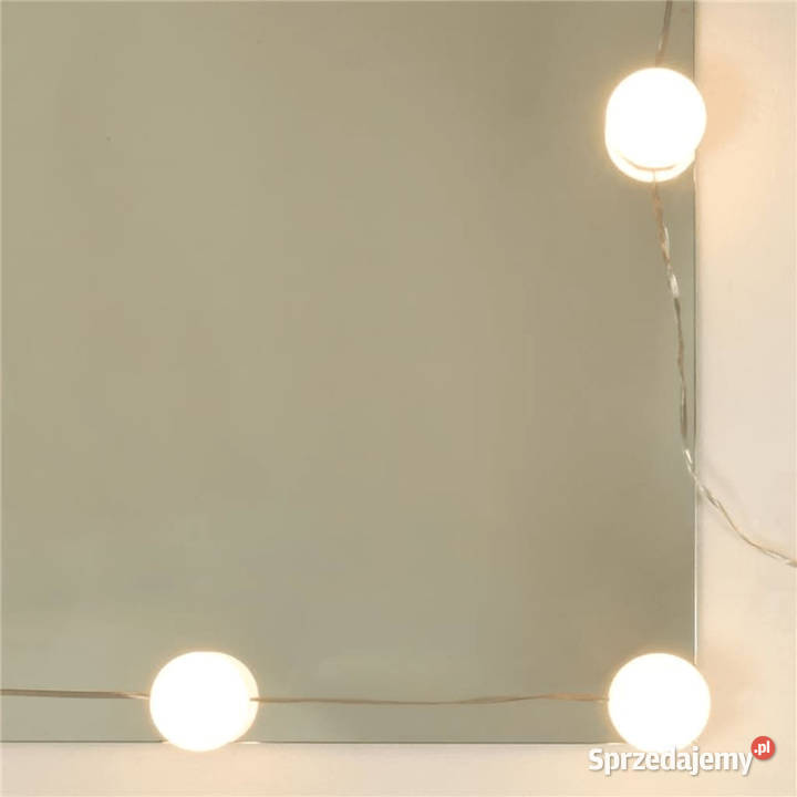 Zestaw z toaletką i oświetleniem LED szarość sprzedam