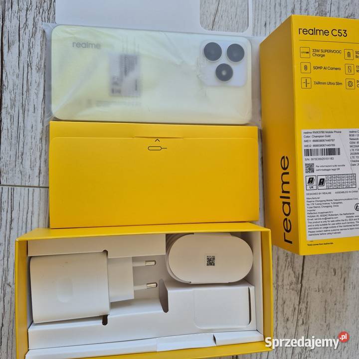Smartfon Realme C53 6128 GB 67 90Hz złoty Pruszcz Gdański