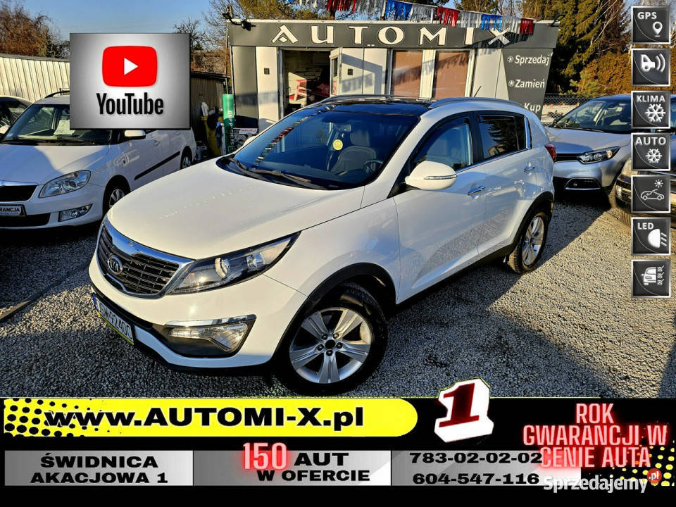 Kia Sportage 17 D Bogate wyposażenie Zadbana ABS Samochody osobowe Świdnica sprzedam
