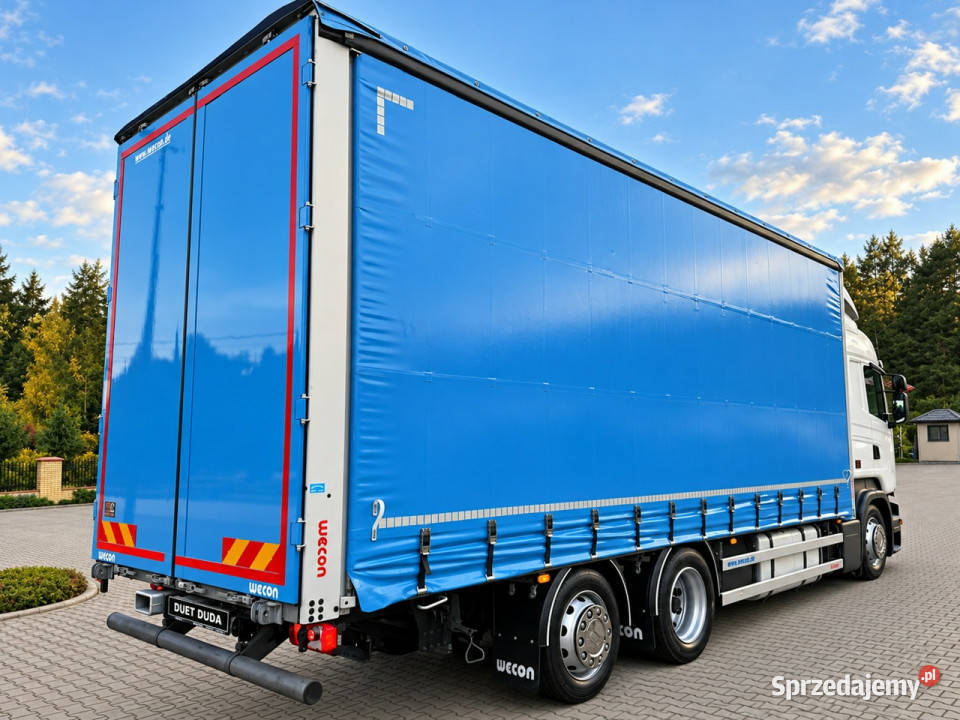 Scania R410 bez EGR Zabudowa Wecon Firana DŁ770 immobilizer Widełki