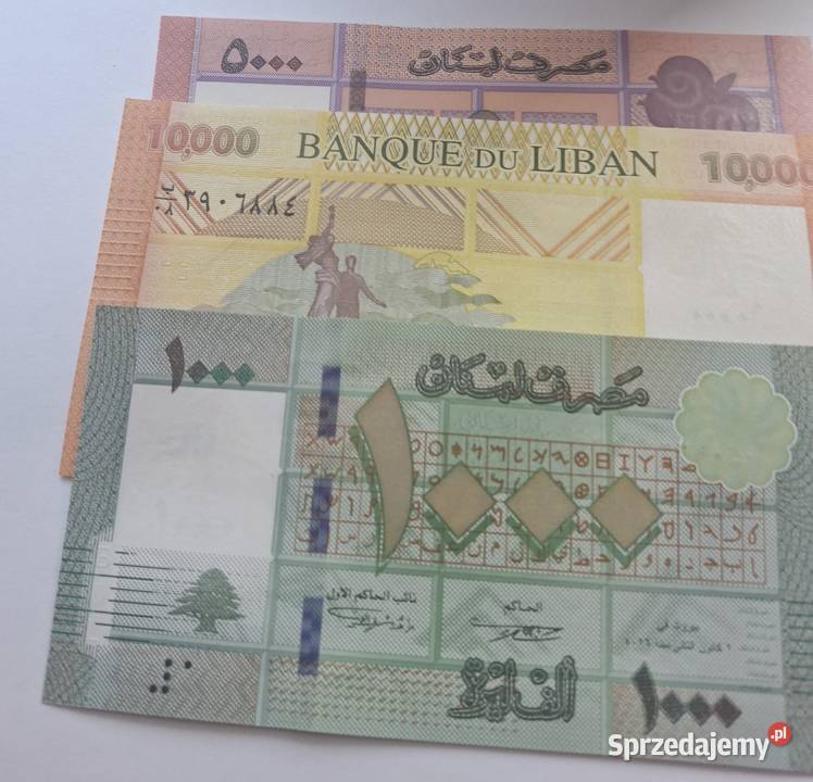 LIBAN3 BANKNOTYKAŻDY INNYCAŁEŁADNE Legionowo
