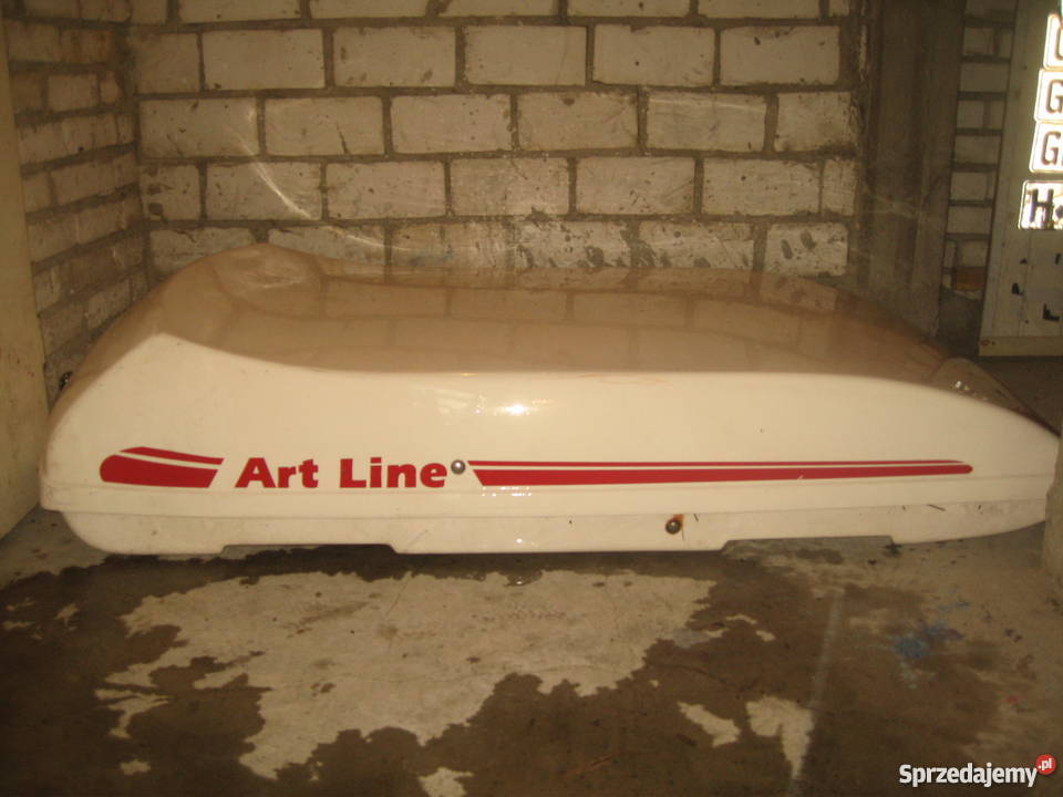 box bagaznik dachowy Art Line narty Biale Blota