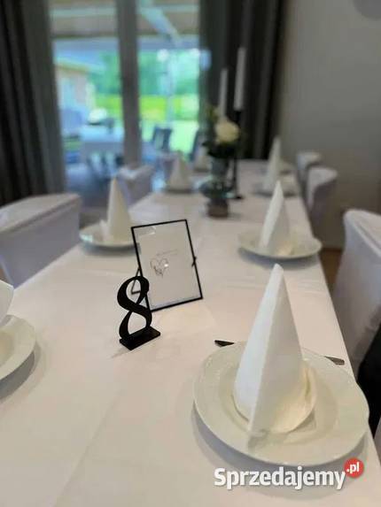 Inicjały napisy menu numery stołów do Wrocław