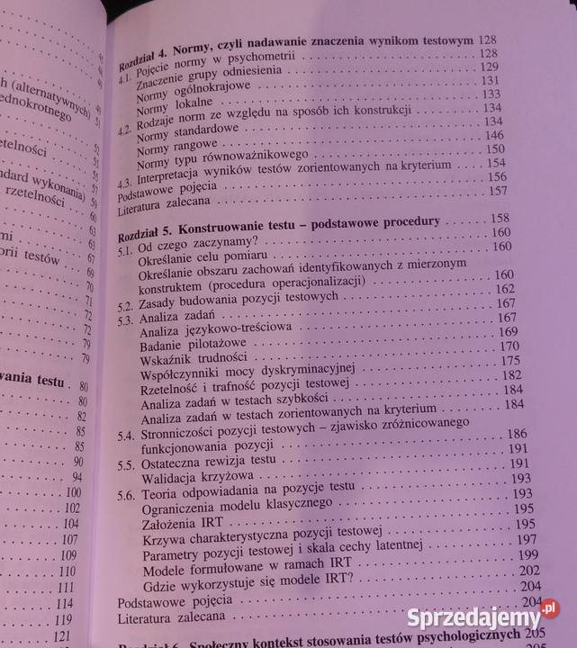 Testy psychologiczne Teoria i praktyka Hornowska mazowieckie Warszawa