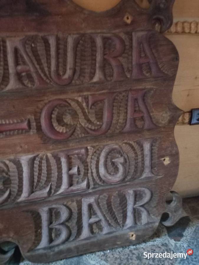 Szyld drewniany Szczyrk