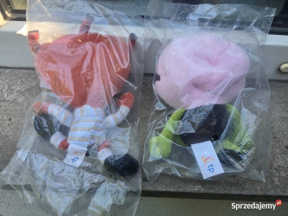 Nieużywane maskotki Serce i Rozum TV Maskotki Łomianki sprzedam