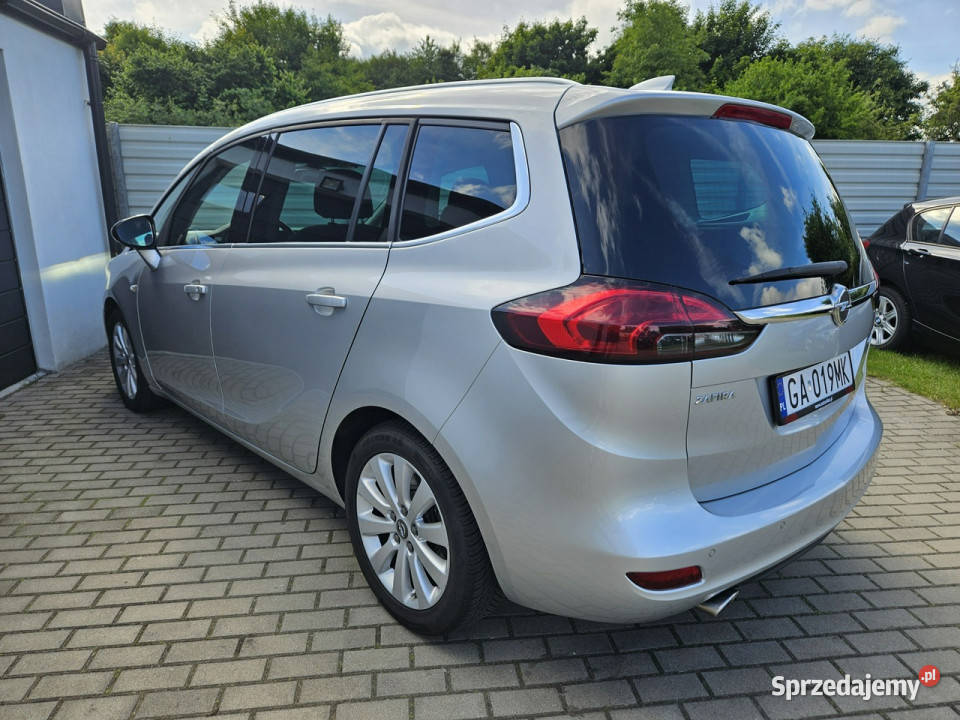 Opel Zafira 20 CDTi 170 navi LED kamera srebrny Gdynia