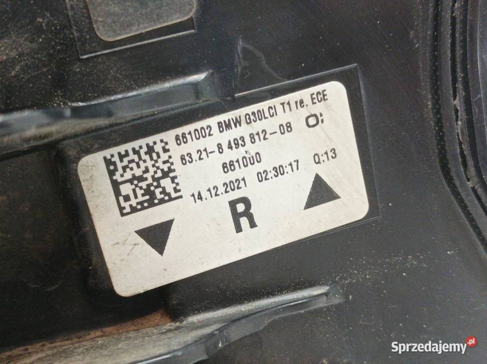 LAMPA TYŁ PRAWA LCI LIFT FL SEDAN EUROPA Lampy tylne świętokrzyskie