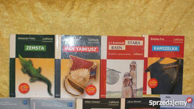 Zestaw lektur liceum z audiobookiem i nie Rok wydania 2010 sprzedam