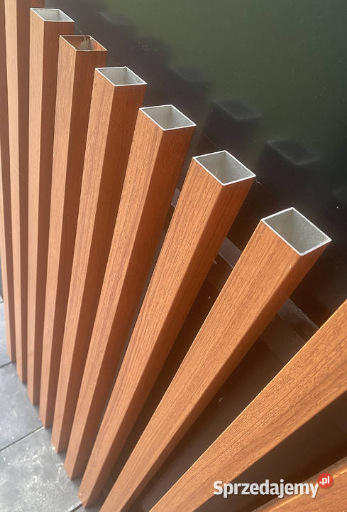 Imitacja drewna profile elewacyjne aluminiowe Kalisz