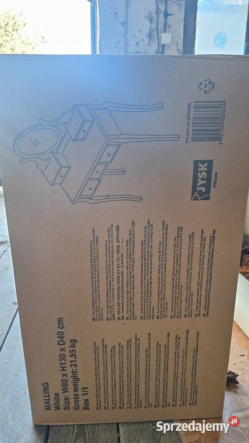 NOWA Toaletka Krzesełko JYSK Malling Fabrycznie Materace Bytom sprzedam