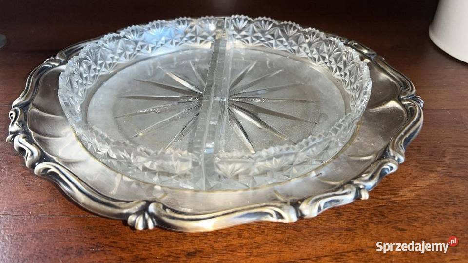 Patera Platerowa z wkładami szklanymi Kabaret sprzedam
