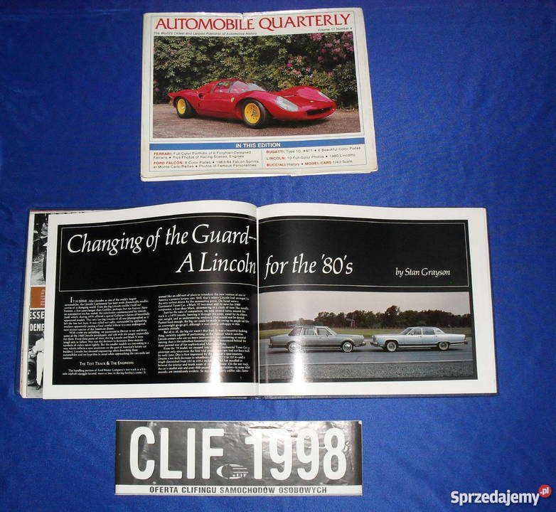 KsiążkaAutomobile Quarterly volume 17 Number 4 Łódź sprzedam