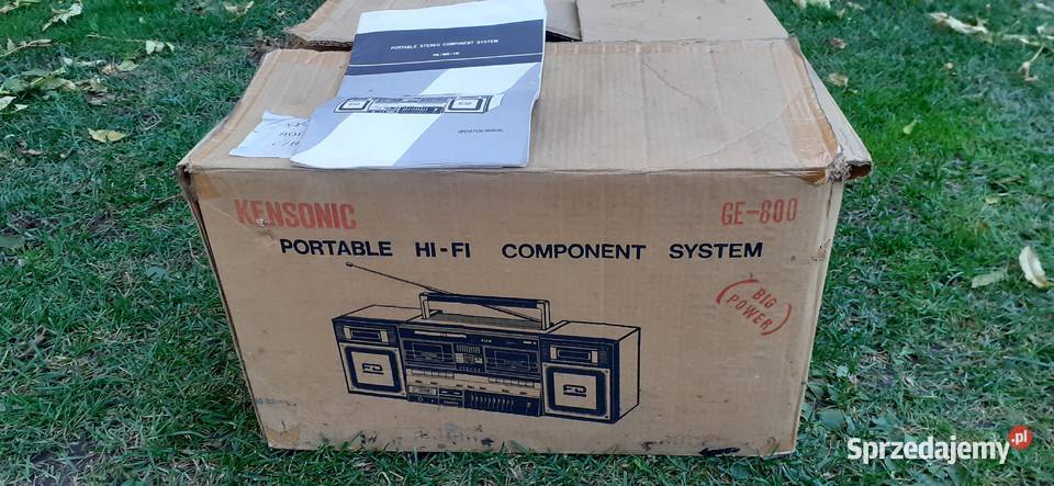 Instrukcja i karton radia Kensonic International kujawsko-pomorskie Tuszkowo