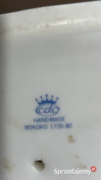 Figurka porcelanowa Pary Dworskiej z owieczką Gdańsk