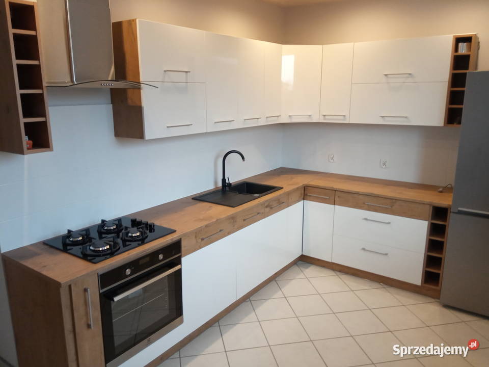 MEBLE KUCHENNE SZAFKI VIGO MDF BIAŁY POŁYSK DĄB śląskie Katowice sprzedam