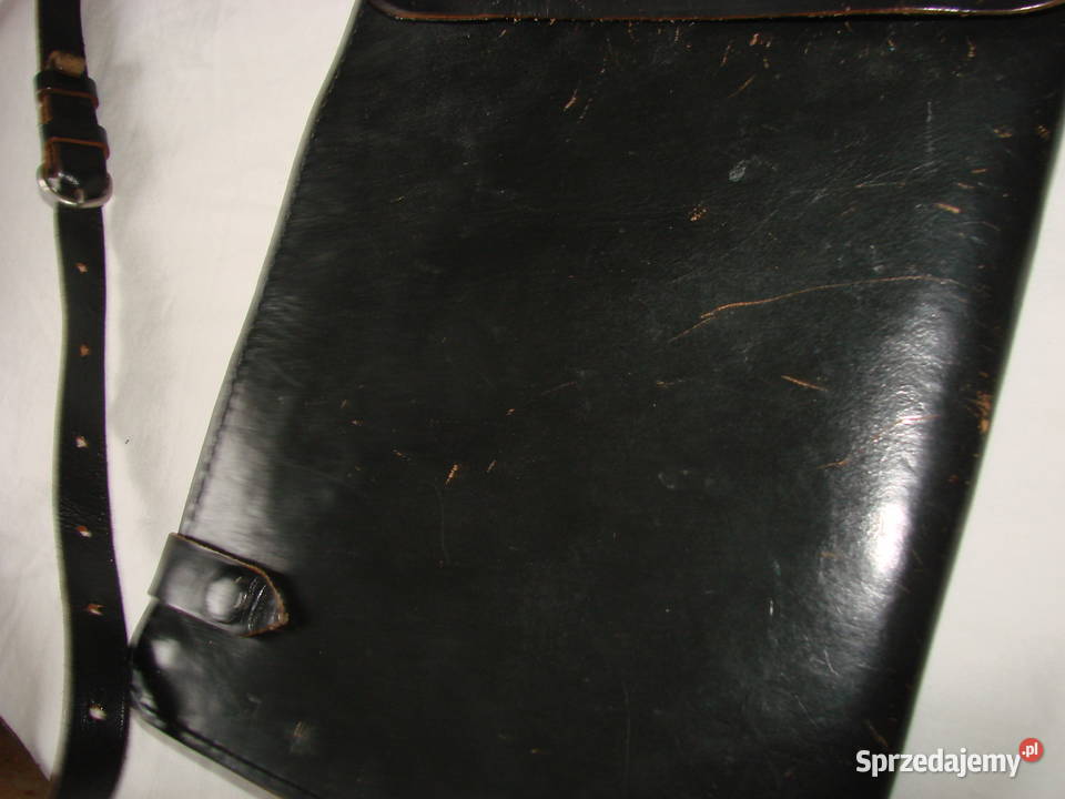 skórzany mapnik oficerski WP Antyki, Sztuka, Kolekcje Pruszcz Gdański