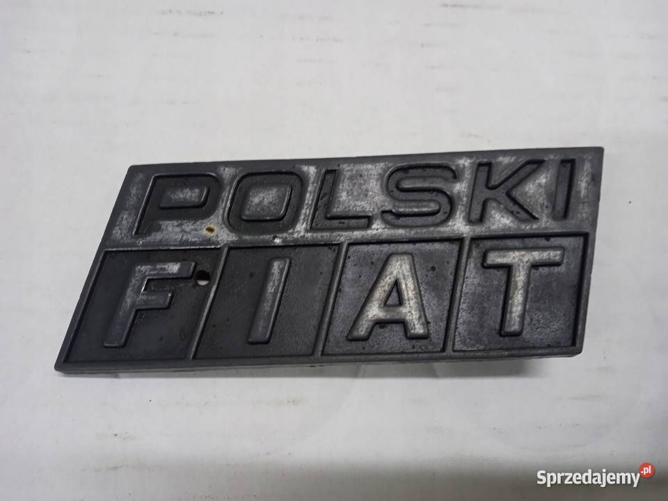 Polski Fiat Fiat 126p EMBLEMAT ZNACZEK LOGO Łódź sprzedam