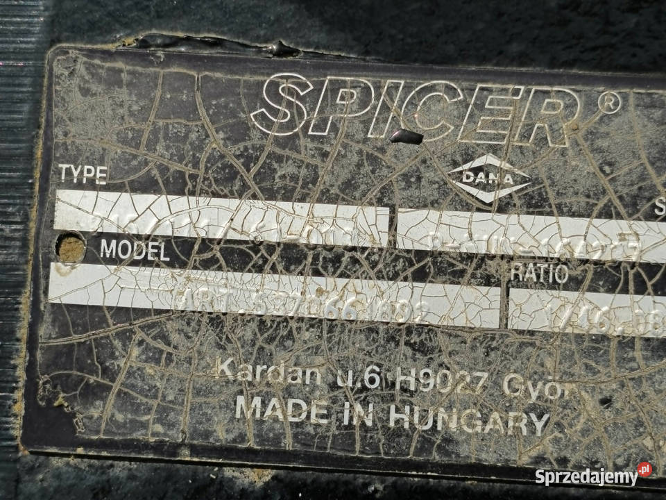 Most Dana Spicer NOWY 31511161003 Kramer Wacker Strzyżew sprzedam