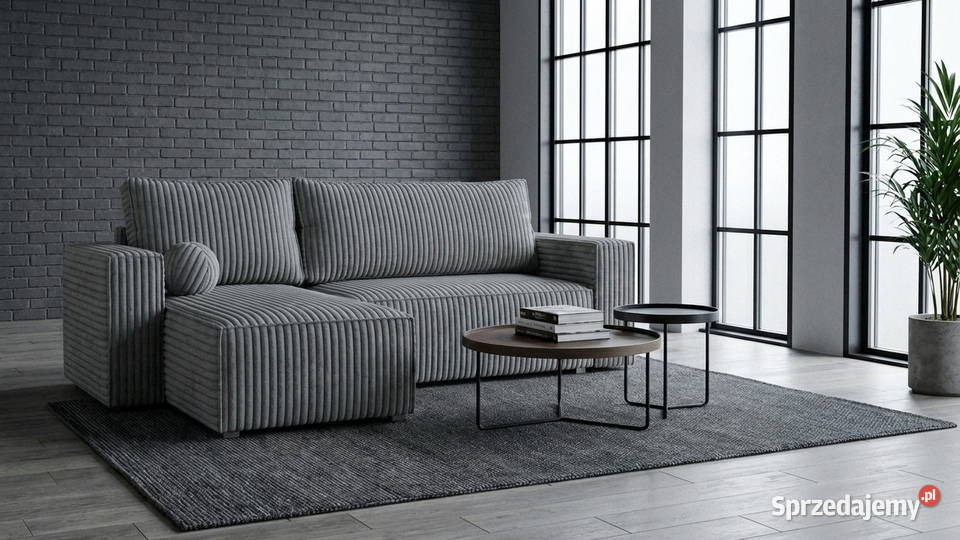 Narożnik z funkcją spania Venezi 240x140 sztruks Narożniki Mroczeń