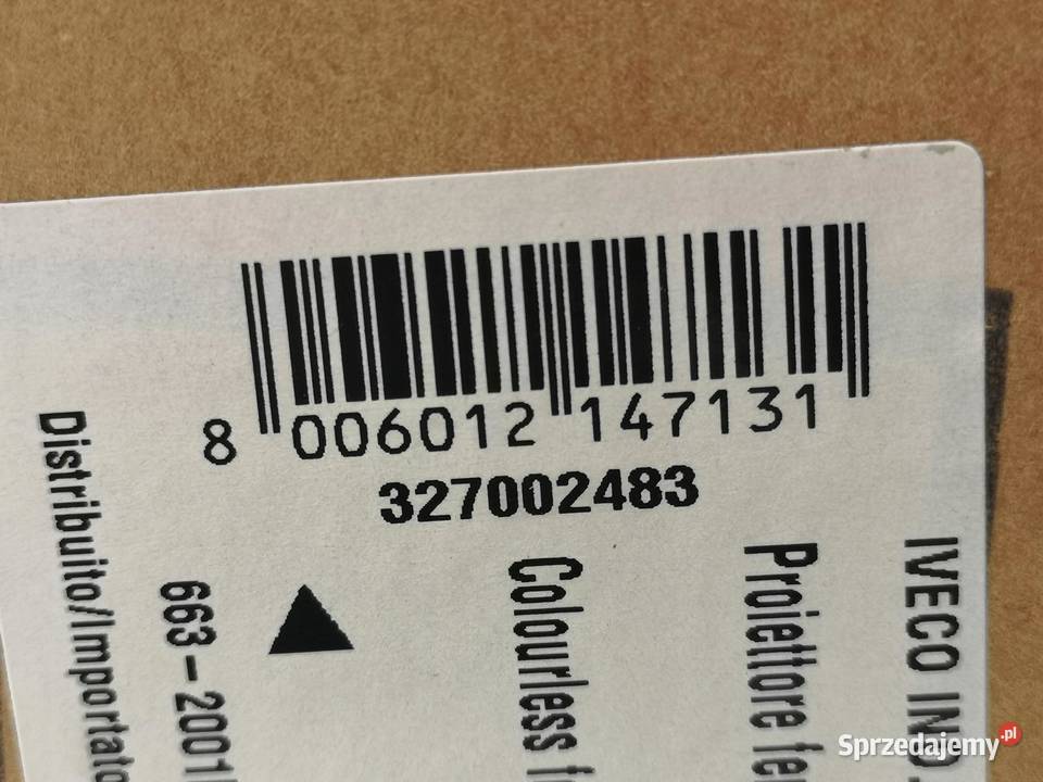 HALOGEN PRZECIWMGIELNY LEWY IVECO DAILY 9907