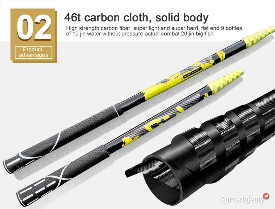 Sztyca tyczka podbieraka teleskopowa węglowa 21m sprzedam