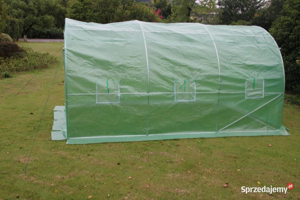 Tunel ogrodowy foliowy szklarnia folia 4x25x2m Tunele foliowe wielkopolskie Poznań