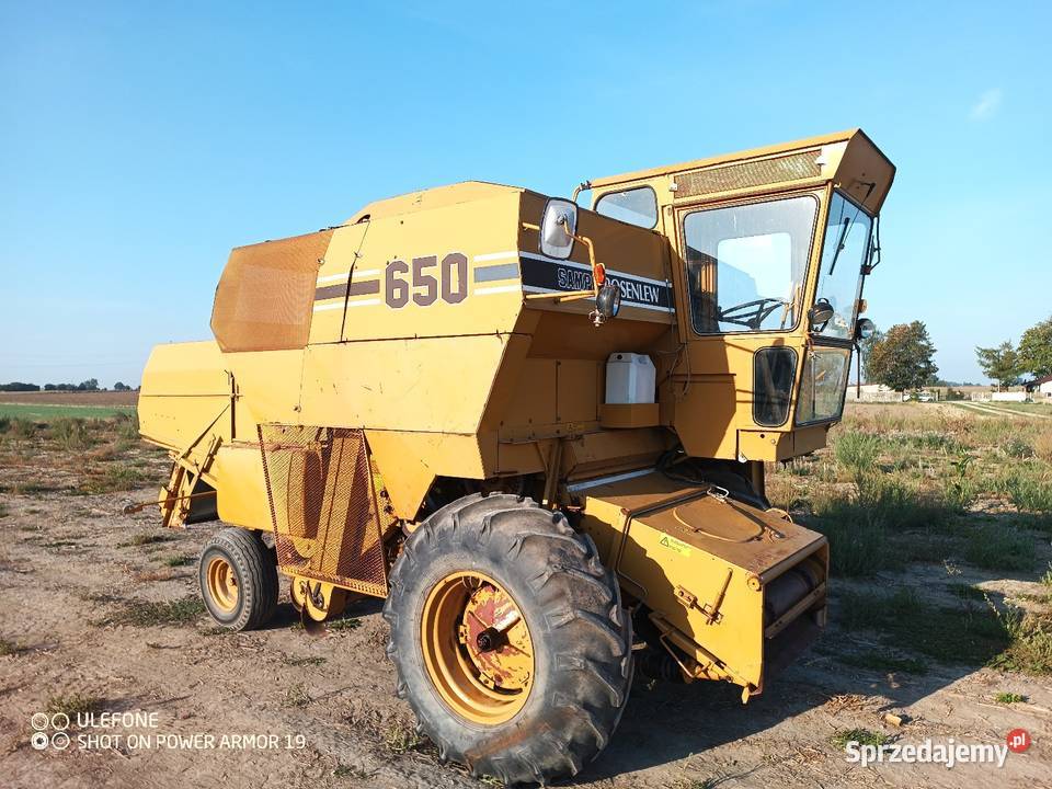Kombajn Sampo 650 z kabiną Massey MF mazowieckie Czernice Borowe sprzedam