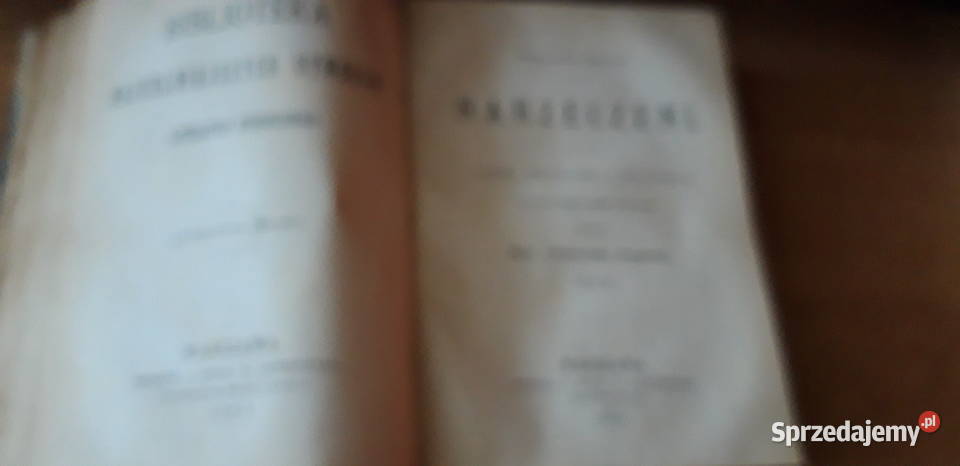 NARZECZEN T 12 A Manzoni Warszawa 1882 Antyki Iwno