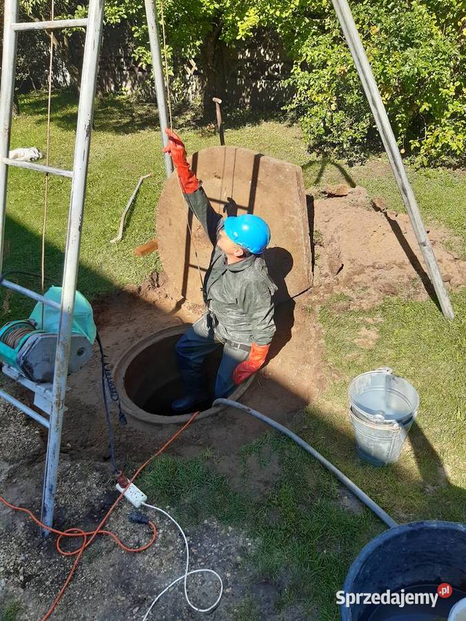 Pogłębianie Studni Czyszczenie Montaż pomp Krzepice