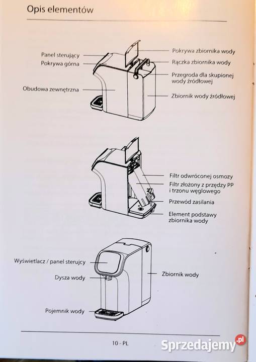 Filtr wody pitnej Water Purifier PH507i Kołobrzeg
