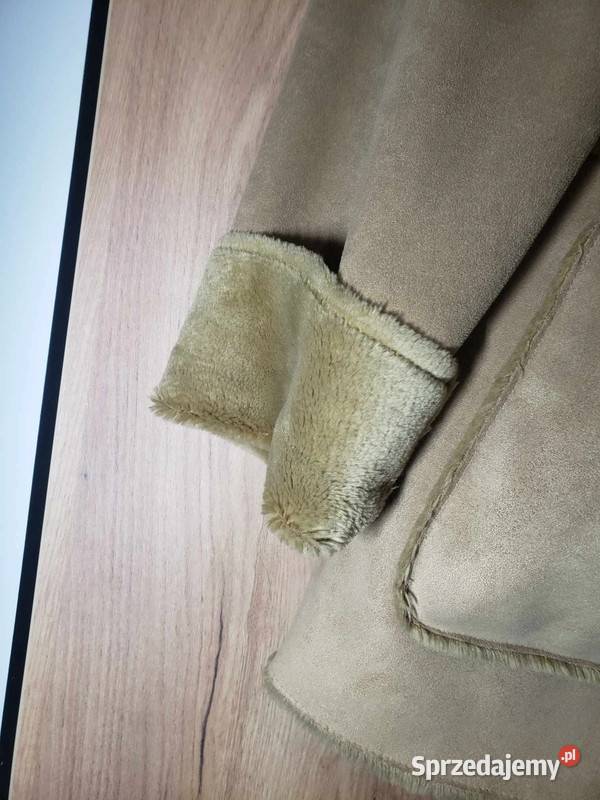 Vintage Kożuch Płaszcz Ocieplany Gina Laura Stan Rozmiar 42(XL) Dzierżoniów sprzedam