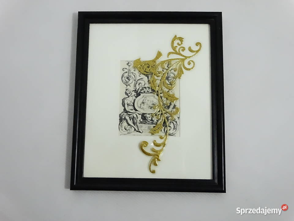Grafika Klasyczna w Ramie 27x33 z Odklejaną lubelskie Biłgoraj sprzedam