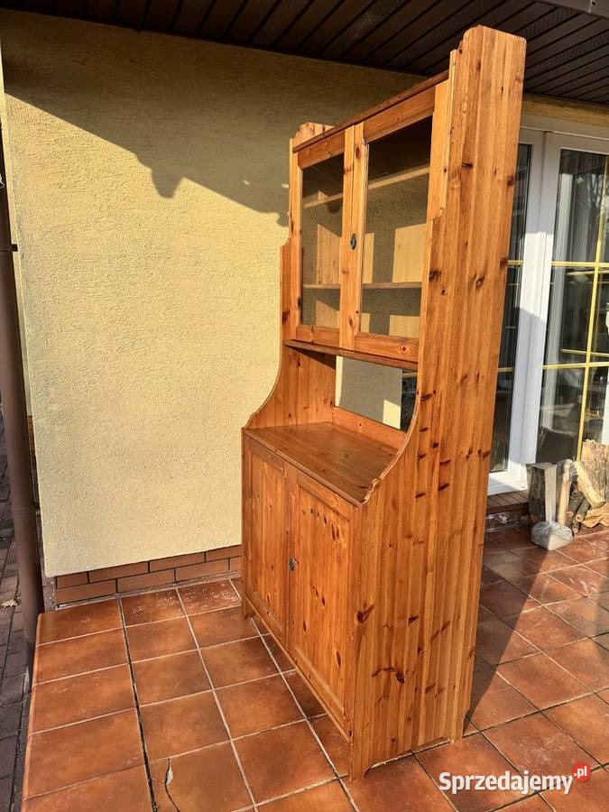 Kredens Ikea leksvik drewniany półki szafka Garwolin