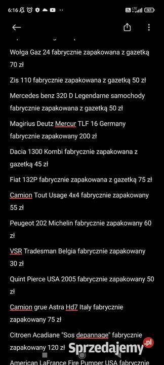 Kolekcja Kultowe Auta PRLu Pozostałe Lublin