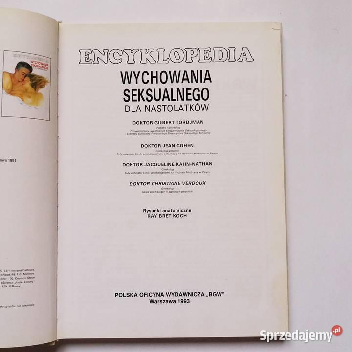 Encyklopedia Wychowania Seksualnego nastolatków Rok wydania 1993 Łódź